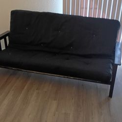 Black Futon Couch Bed 