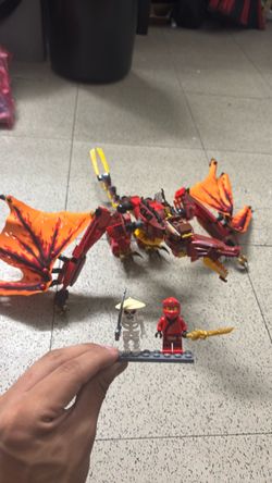 Lego ninjago set complete dragon