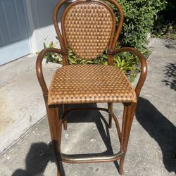 Beautiful Rattan high Top Chairs 