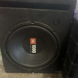 1000 Watt JBL Subwoofer