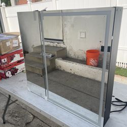 Medicine Cabinet with LED Mirror for Bathroom