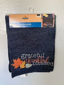 THANKSGIVING TABLE RUNNER NEW FALL DECOR