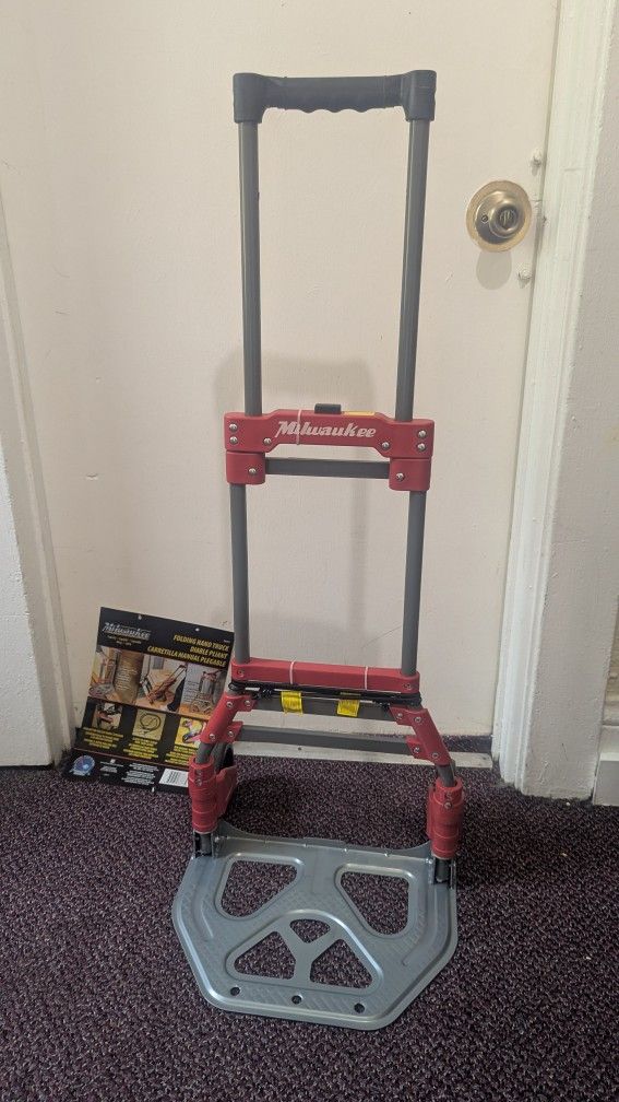 Folding Hand Truck Dolly w Big Wheels Barley Used. I Can Deliver