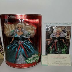 Holiday 1995 Barbie Doll Plus Certificate redemption/photo Barbie 1995.