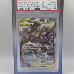 Lucario & Melmetal Gx Psa 10