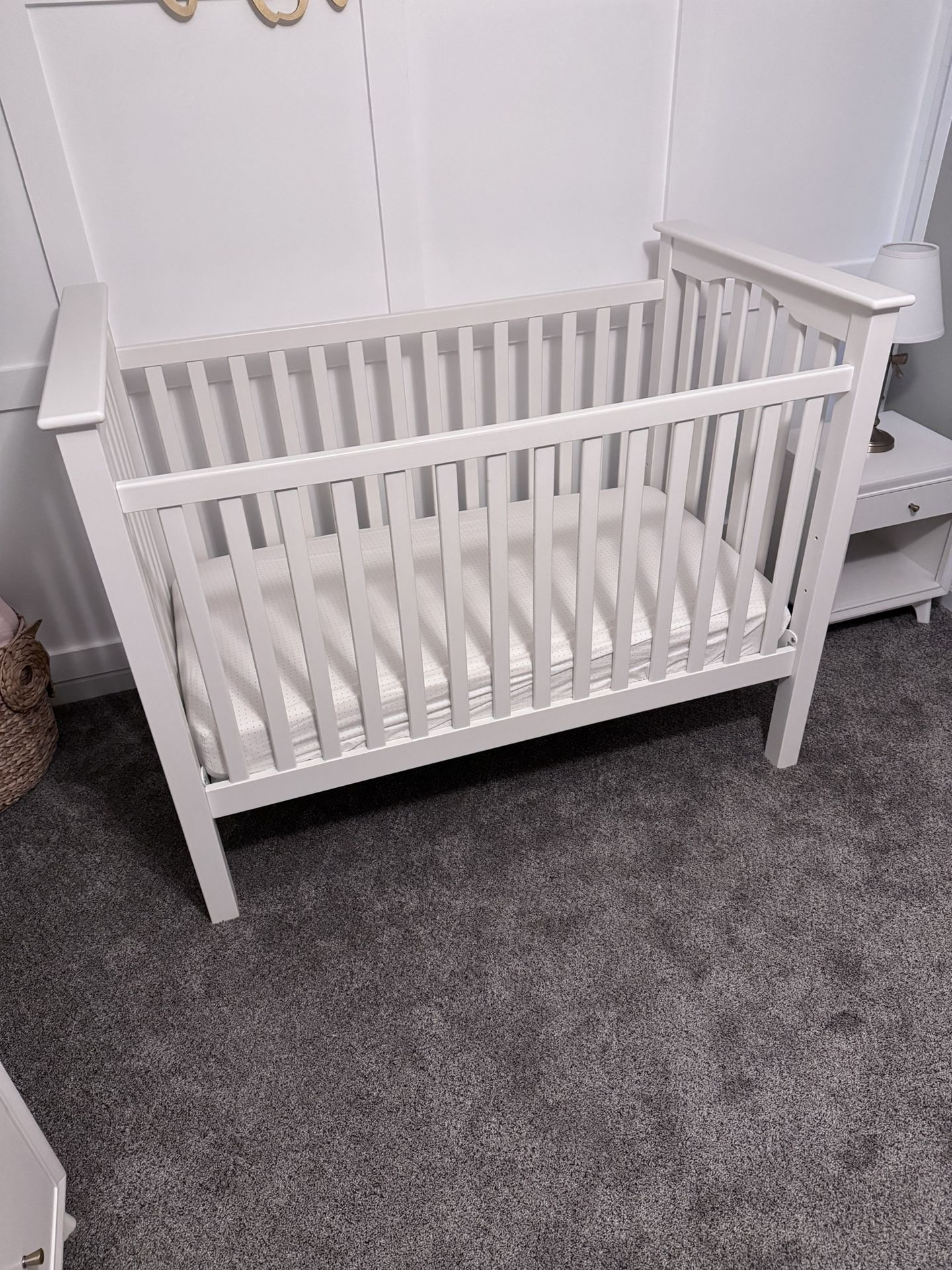 Nursery Furniture Set- Pottery Barn Kids Crib, Crib Mattress & Rocker