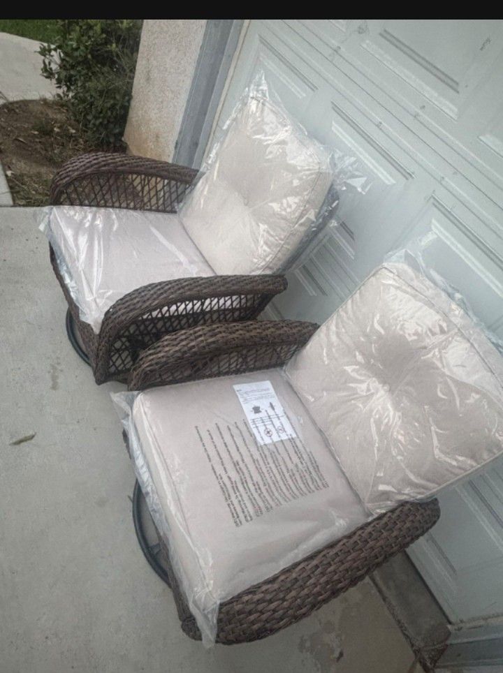 Brown Swivel Rocking Chairs Brand New Patio Furniture Set Patio Chair Set Outdoor Patio Furniture Porch Patio Rocking Swivel Chairs πππΊπ