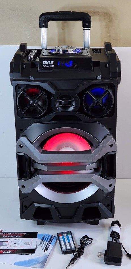 Pyle 500 Watt Outdoor Portable BT Connectivity Karaoke Speaker System - 1188