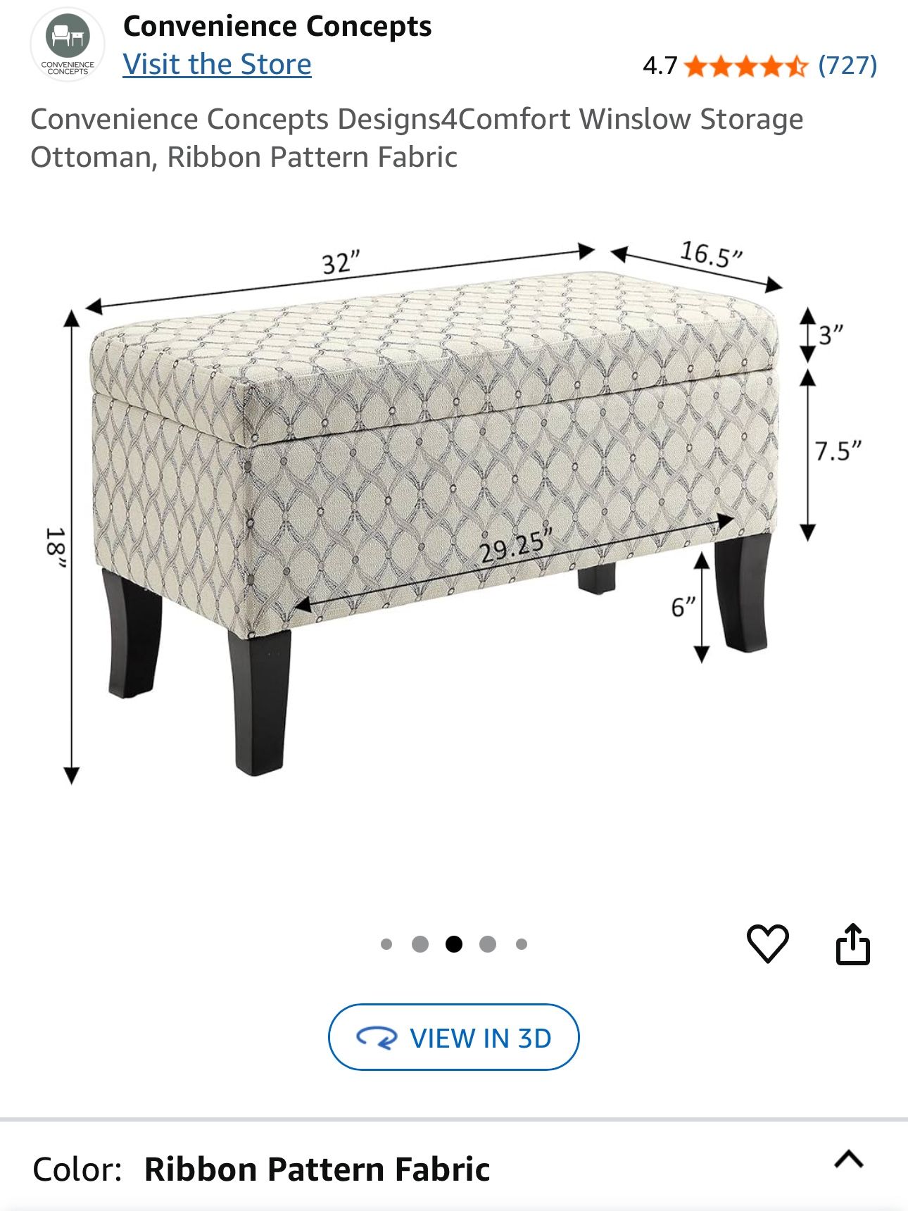 Rectangular Ottoman