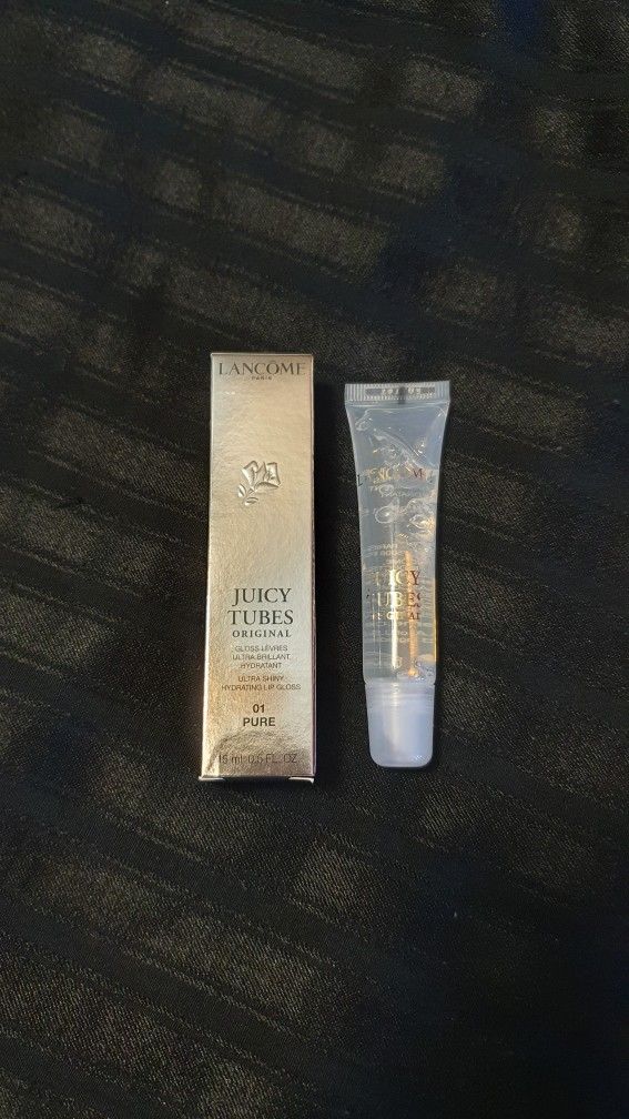 Lancome Juicy Tubes Original Ultra Brilliant Lip Gloss In 01 Pure