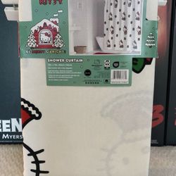 Hello Kitty Christmas Shower Curtain