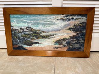Ed Furuike “Treasure Bellow Beach “ koa frame