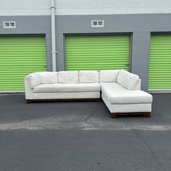 Large Light Gray Sectional Couch Sofa