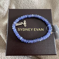 Sydney Evan Diamond and 14K Gold Tanzanite Bracelet «Surf»