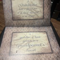 Grandparents Sign metal
