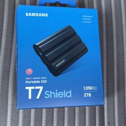Samsung T7 Shield Portable External Solid State Drive USB 2TB