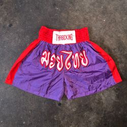 Vintage Thai Boxing Shorts 