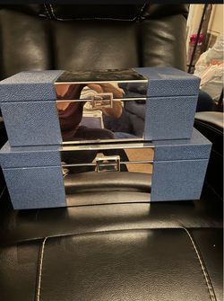 Z Gallerie Sapphire Decorative Box Set