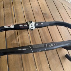 Road Bicycle Two Aluminum Down Bars, 38