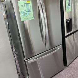 Refrigerator, 36” W 3 Door 27cu.ft Counter Depth Fridge 