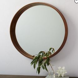 Large Eucalyptus Porthole Mirror 