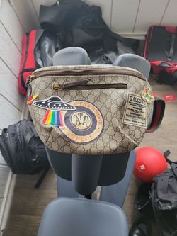 Vintage Gucci Fanny Pack With Gay Pride Patches