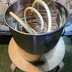 Homebrew 10 Gallon Boil Kettle And Wort Chiller 