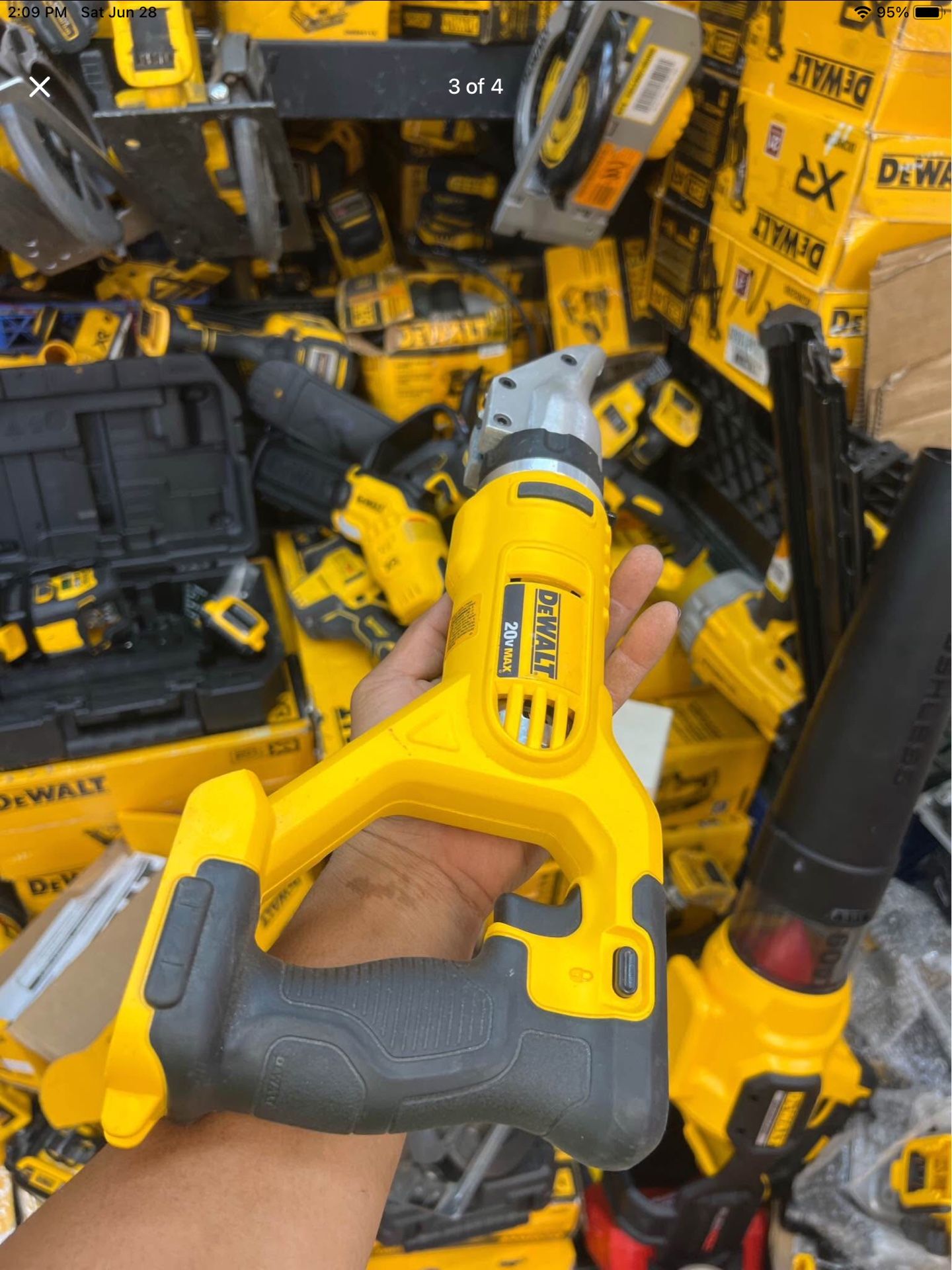 Dewalt 20v Cordless Metal Shear Tool Only