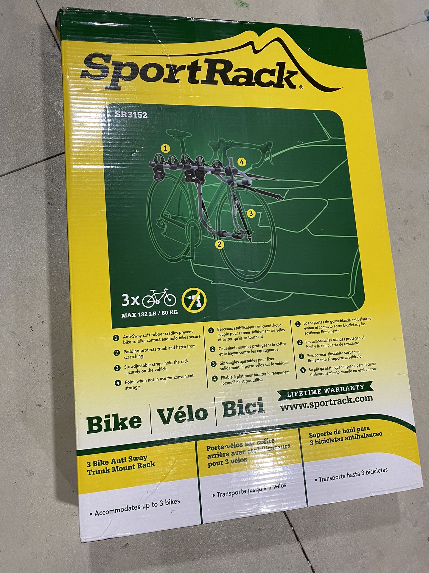 Car 3-Bike Stand - SportRack (Thule)