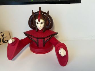 1999 Star Wars Ep 1 Queen Amidala Taco Bell Pizza Hut Collectible Cup Topper Toy