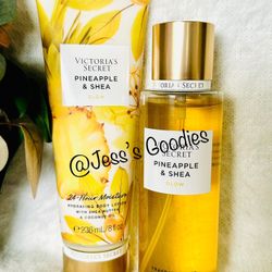Victoria’s Secret Pineapple And Shea Set