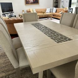 Large Dining Room Set With 6  Chairs