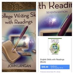 College writing skills with readings