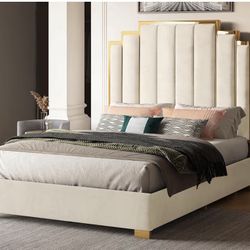 Queen Size Bed frame & Mattress 