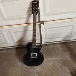 Black Guitar, Epiphone, Les Paul Junior