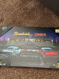 Roadside Diner LED Wall Art