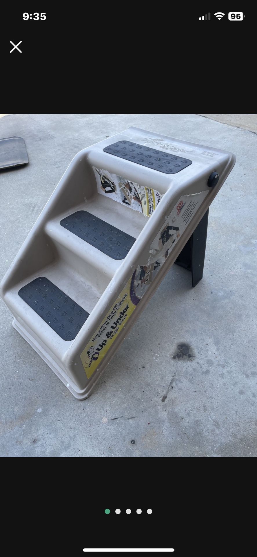 As Seen on TV Up and Visit > Under Dog Steps Was $30