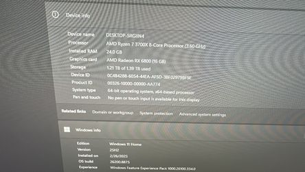 Custom AMD Ryzen 7 3700X Gaming Desktop PC