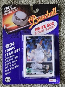 1994 tops 24 card team set White sox never been opened 