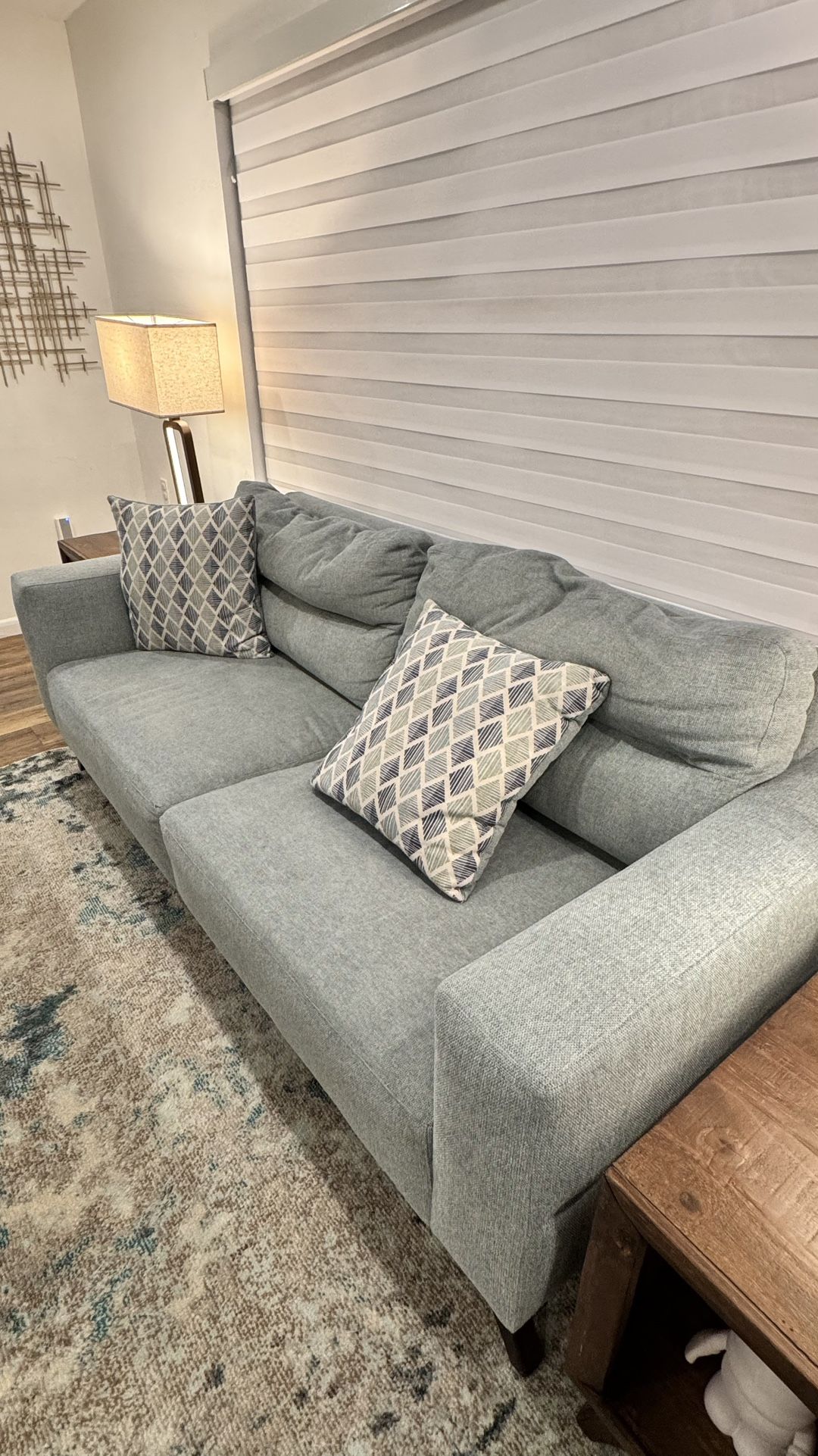 Green Sofa Barely Used