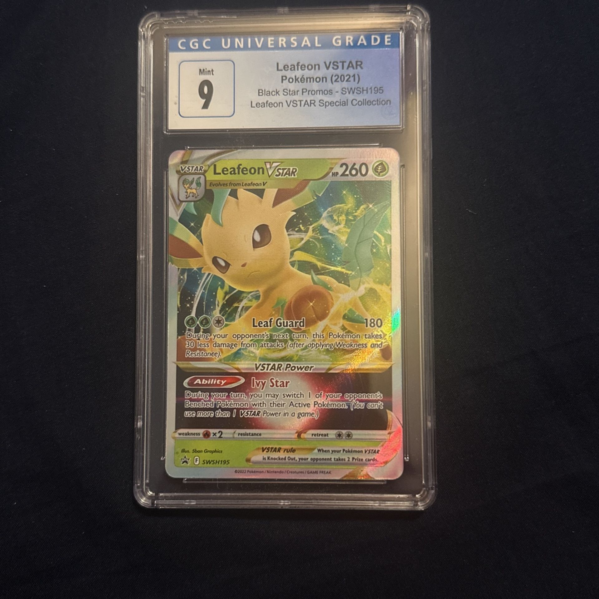 Leafeon VStar 2021 Mint 9