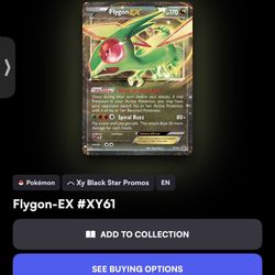 Pokémon Flygon-EX XY61 PSA 9