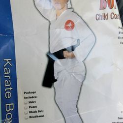 Boy's Karate Halloween Costume 