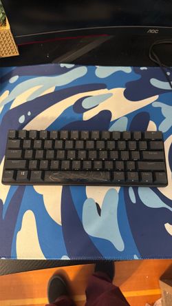 Alloy origins 60% keyboard and hyper x mouse