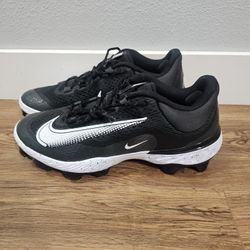 Nike Alpha Huarache Elite 4 Baseball Cleats Black White FD6221-003 Men’s Size 12