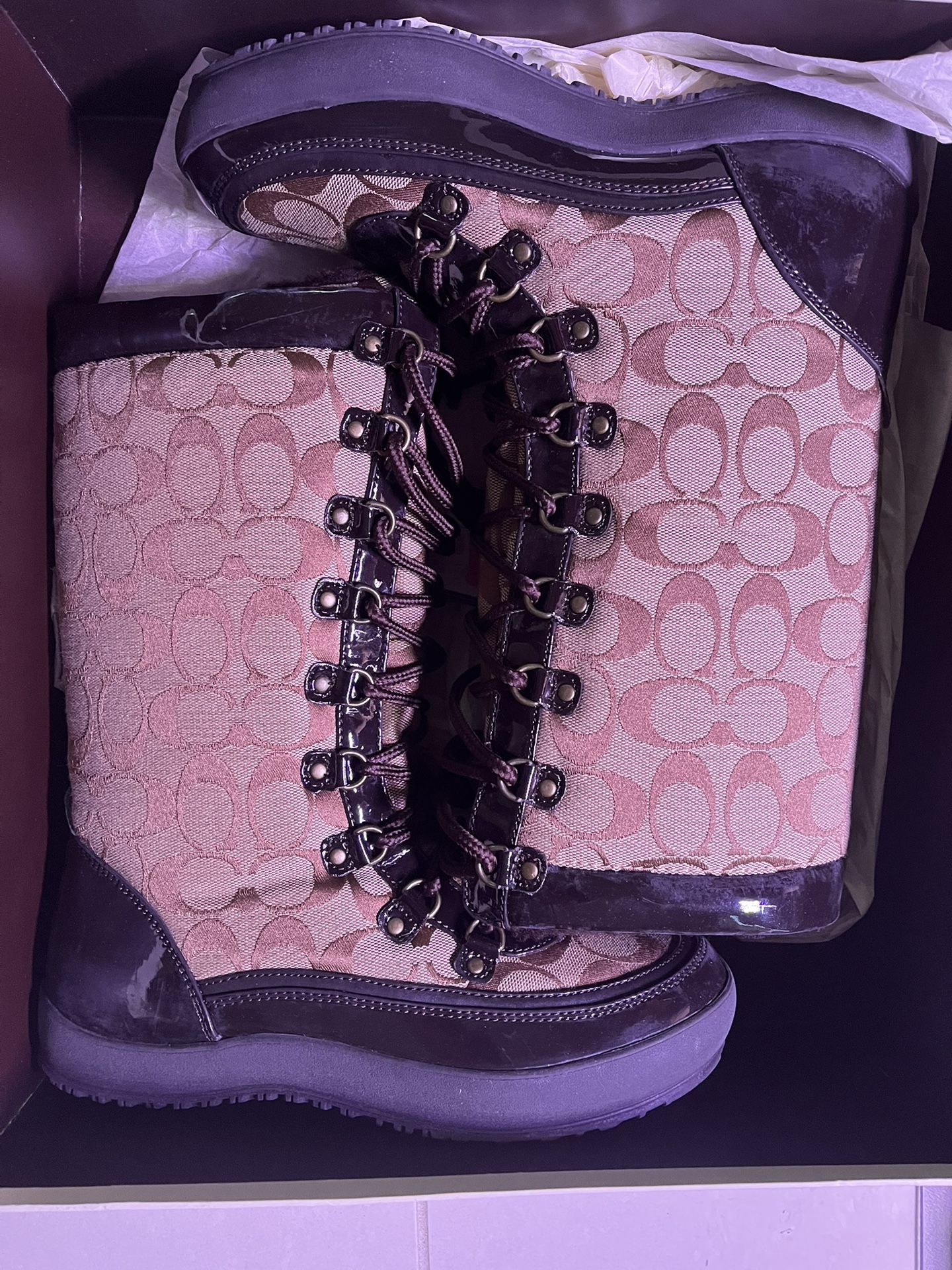 Coach Boots - New In A Box