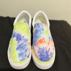 Nike Women's Court Legacy Print 'Tie-Dye' Slip-On Sneakers CZ1752-900 Size 7.5