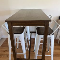 Bar Height Table & Stools