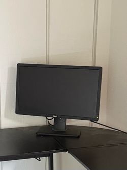 Dell black computer monitor