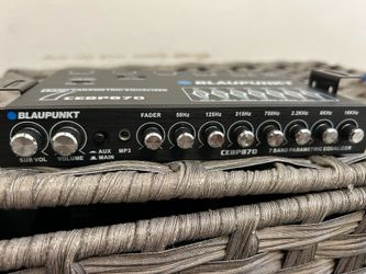 Blaupunkt 7 band parametric equalizer